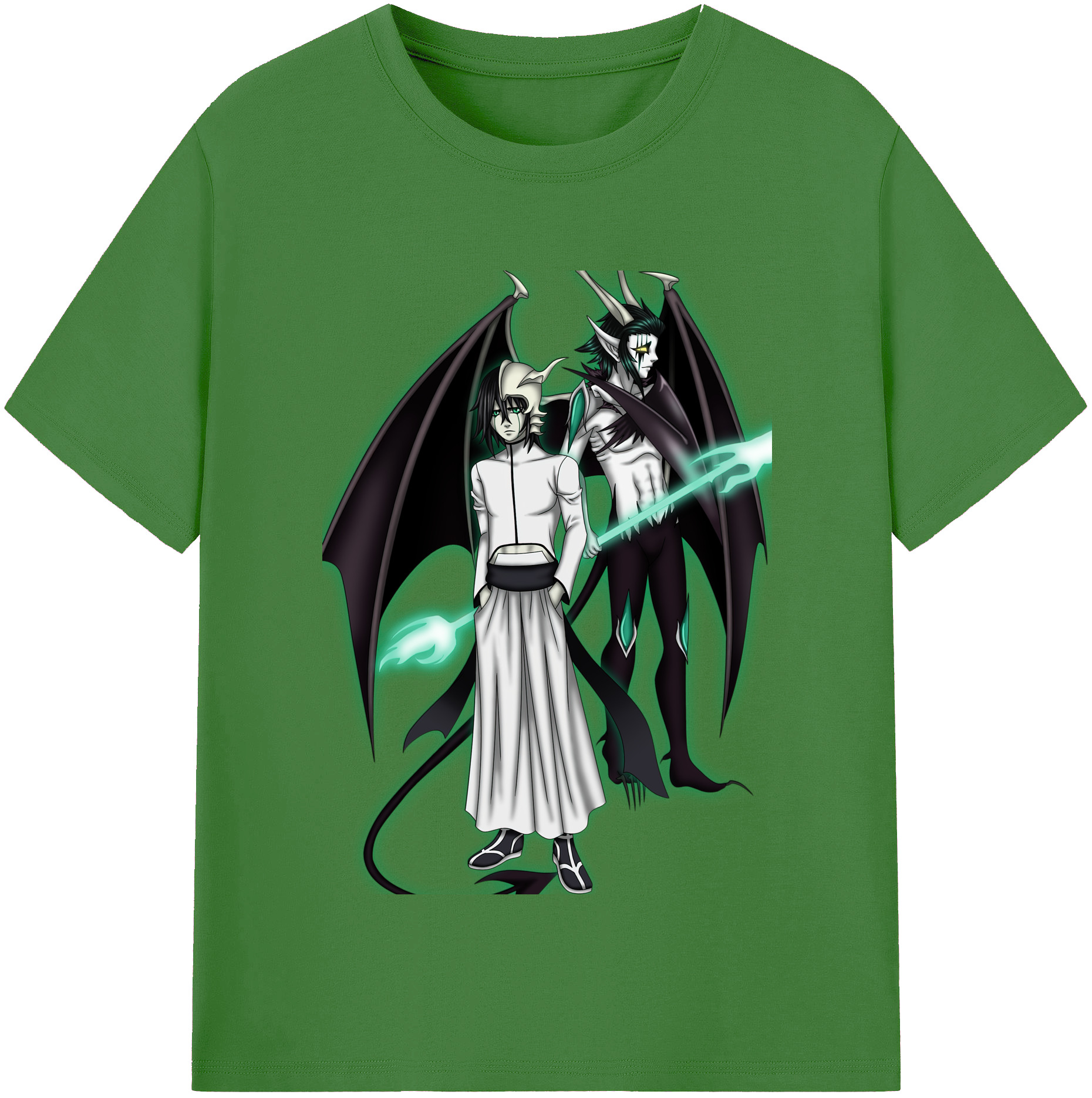 （画像用） ブリーチ ウルキオラ·シファー BLEACH Ulquiorra cifer レディースカジュアルプリントTシャツ（綿100％）